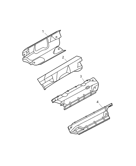 2004 Dodge Dakota Heat Shields Diagram