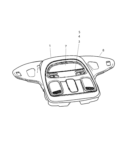 2007 Dodge Ram 3500 Overhead Console Diagram