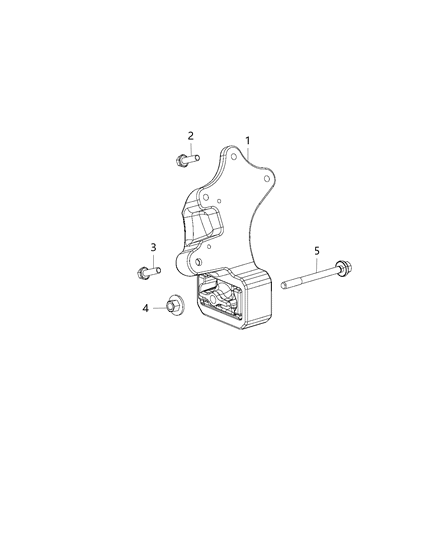 2017 Ram 1500 Engine Mounting Right Side Diagram 2