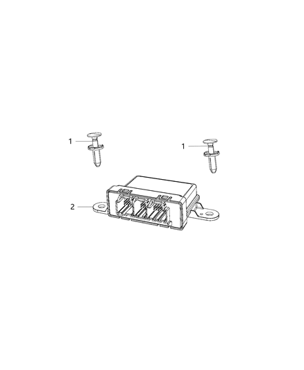 2020 Chrysler Pacifica Park Assist Diagram 2