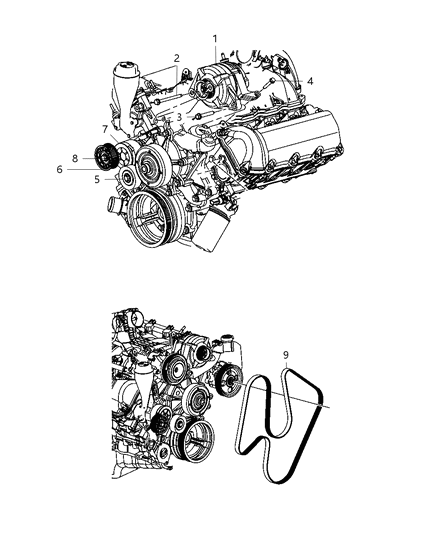 2007 Dodge Nitro Alternator Diagram 1