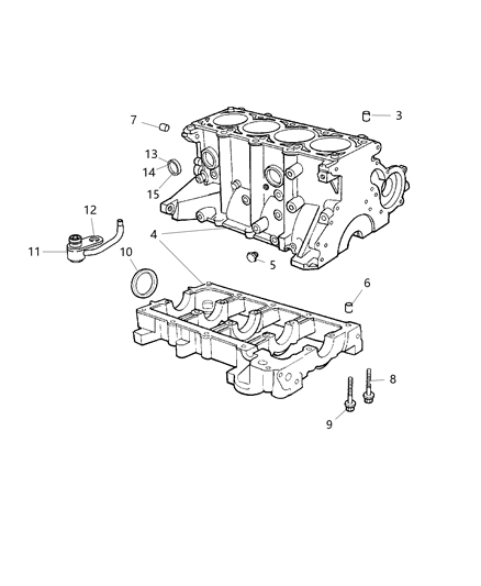 2005 Dodge Neon Cylinder Block Diagram 2