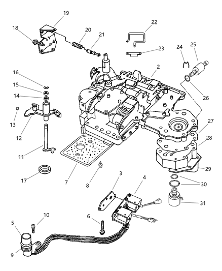 1998 Dodge Durango Valve Body Diagram 1