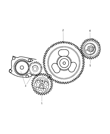 2009 Dodge Ram 3500 Pickup Timing System Diagram 1
