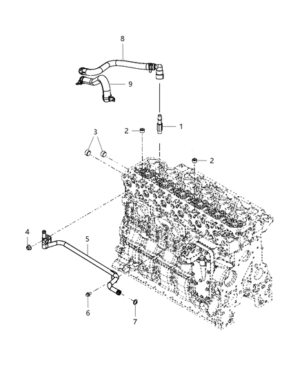2010 Dodge Ram 3500 Cab Chassis Heater Plumbing Diagram
