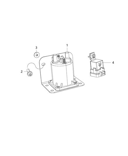 2014 Ram 3500 Relay - Air Intake Heater Diagram