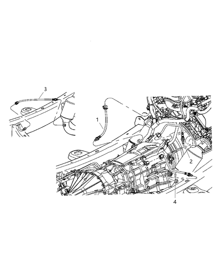 2006 Dodge Durango Oxygen Sensor Diagram for 56028999AB