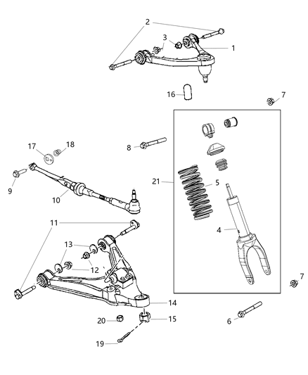 2016 Dodge Viper Suspension - Rear Diagram 2