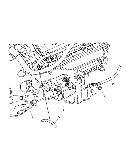 2005 Dodge Magnum Starter Diagram 3