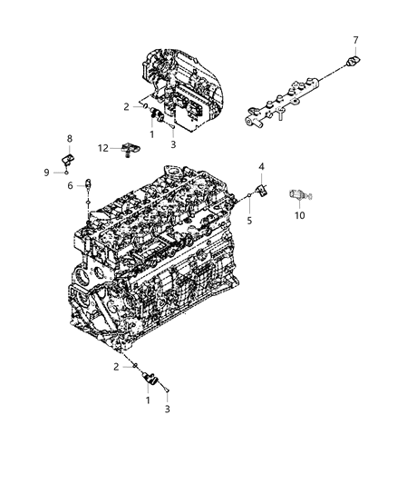 2014 Ram 3500 Sensors, Engine Diagram 2