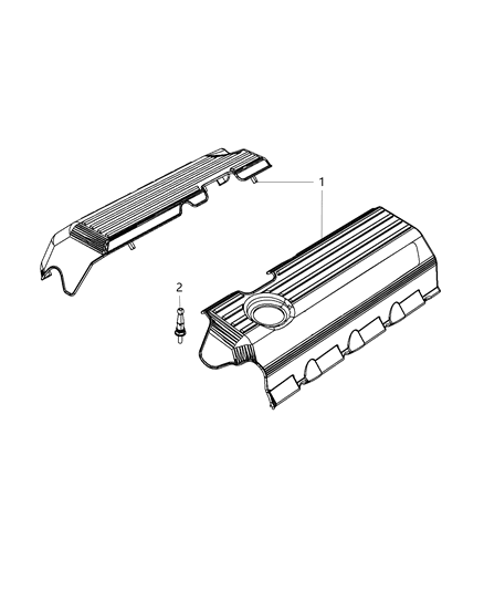 2015 Chrysler 300 Cover-Wiring Protector Diagram for 5038380AE