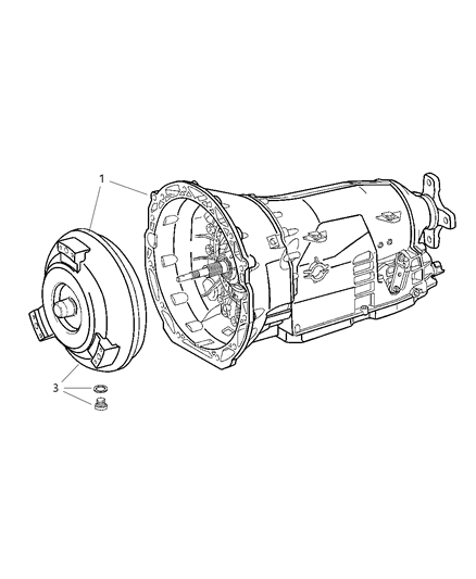 2006 Dodge Magnum Transmission Assembly Diagram 5