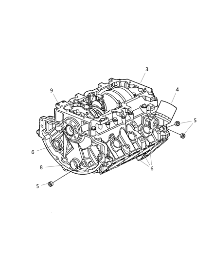 2003 Dodge Ram 3500 Cylinder Block Diagram 1