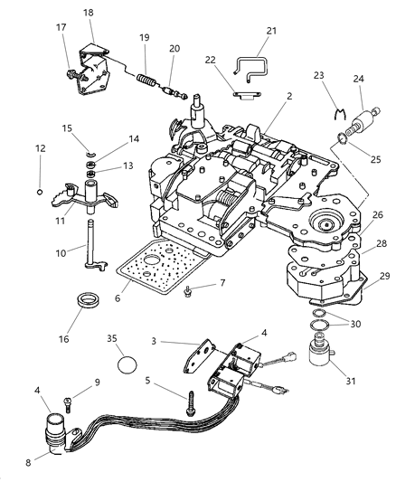 2003 Dodge Durango Valve Body Diagram 1