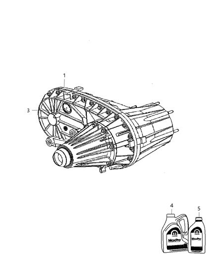 2010 Dodge Ram 2500 Transfer Case Diagram for 52105646AF