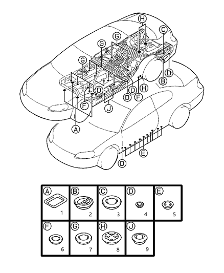 2001 Chrysler Sebring Plugs Diagram