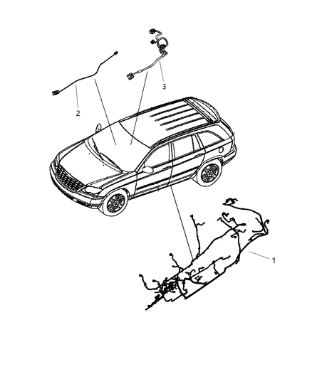 2008 Chrysler Pacifica Wiring-Unified Body Diagram for 68030867AB