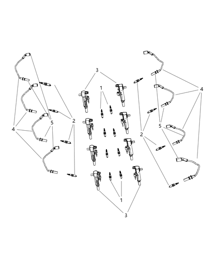 2009 Jeep Grand Cherokee Spark Plugs, Ignition Wires And Ignition Coil Diagram 2