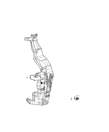 2019 Jeep Grand Cherokee Sensors, Washer Fluid Level Diagram