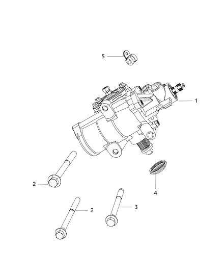 2014 Ram 5500 Seal-Steering Gear Diagram for 5154344AA