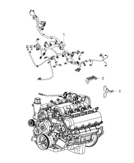 2013 Ram 1500 Wiring-Engine Diagram for 68092382AD