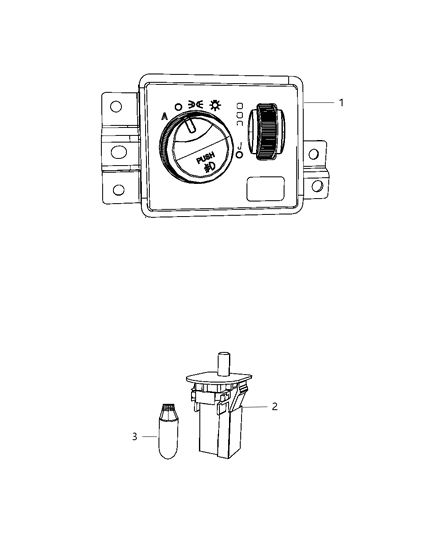 2009 Chrysler Aspen Switches Diagram