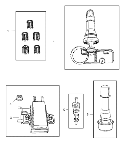 2010 Dodge Ram 2500 Tire Monitoring System Diagram