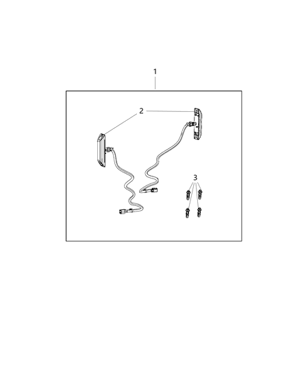 2019 Ram 2500 Light Kit, Cargo Diagram