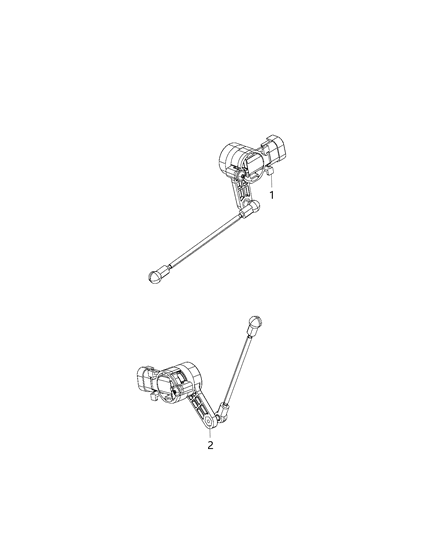 2020 Chrysler Voyager Sensors - Suspension & Steering Diagram 1