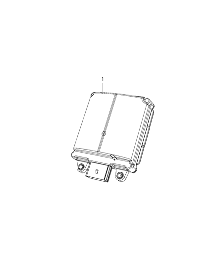 2020 Jeep Grand Cherokee Blind Spot Detection Diagram for 68418245AB