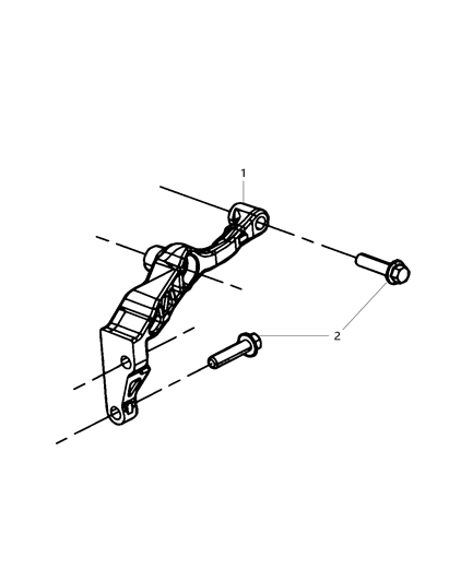 2019 Ram 3500 Mounting Support Diagram 1