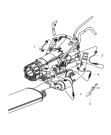 2014 Jeep Grand Cherokee Oxygen Sensors Diagram 2