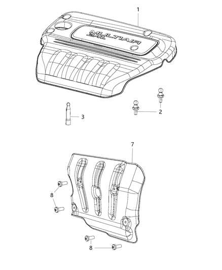 2016 Dodge Dart Stud-Double Ended Diagram for 6511408AA