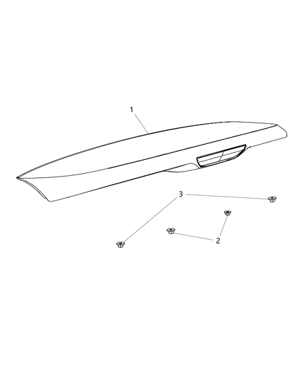 2013 Dodge Durango Spoiler Diagram