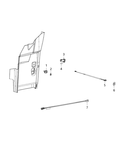 2013 Ram 5500 Lighting, Interior Diagram 1