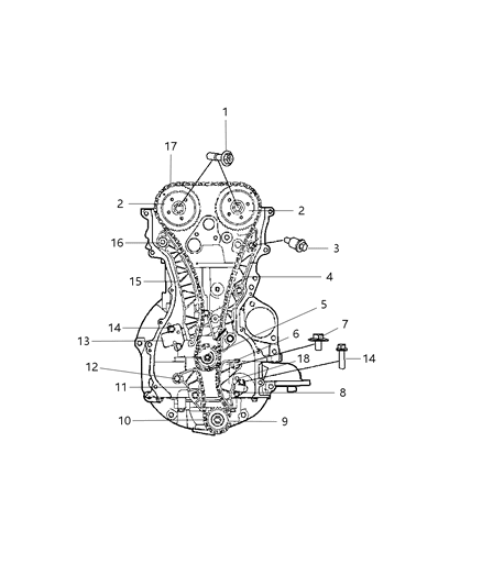 2008 Dodge Caliber Timing System Diagram 2