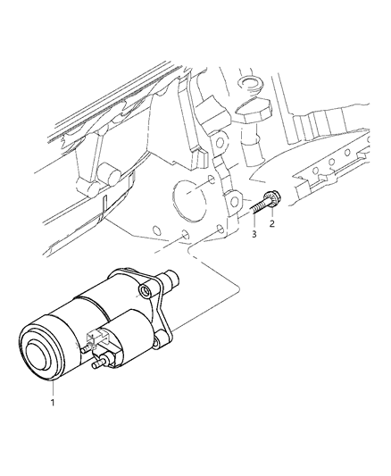 1997 Chrysler Cirrus Starter - Engine Starter Motor Diagram