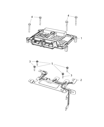 2018 Jeep Wrangler Module, Powertrain Control Diagram