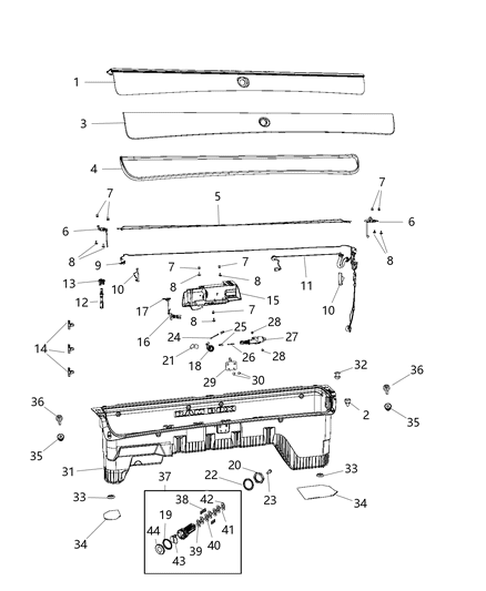 2014 Ram 2500 Ram Box Diagram