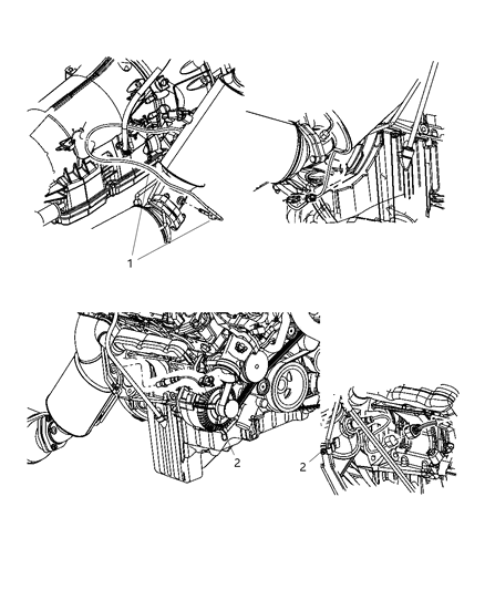 2009 Jeep Grand Cherokee Oxygen Sensors Diagram 1