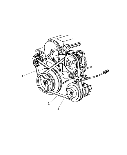 2000 Dodge Neon Drive Belts Diagram