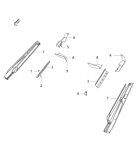 2014 Dodge Viper Nut-Spring Diagram for 6511103AA