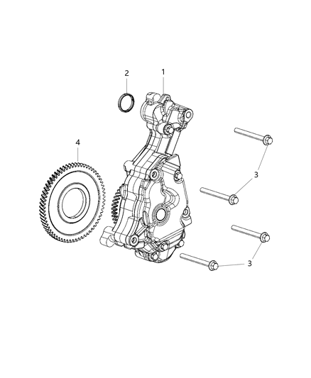 2021 Jeep Wrangler Engine Oil Pump Diagram 3