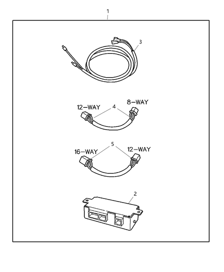 2004 Jeep Grand Cherokee Wiring-Cd To MUX Diagram for 5066204AA