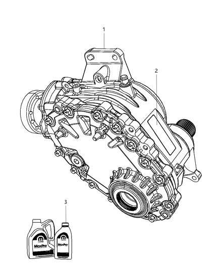 2011 Dodge Journey PTO Unit Diagram for 68045780AB