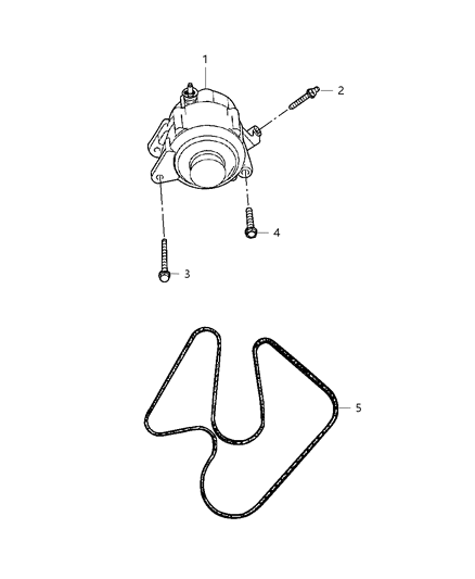 2003 Dodge Ram 3500 Alternator Diagram 1