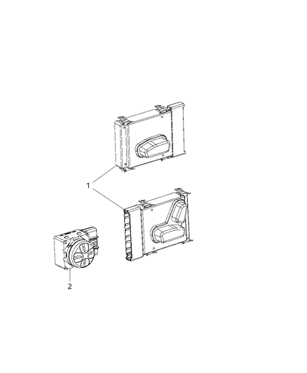 2020 Dodge Durango Switches - Seats Diagram