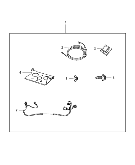 2007 Chrysler PT Cruiser Screw-HEXAGON FLANGE Head Diagram for 6102206AA