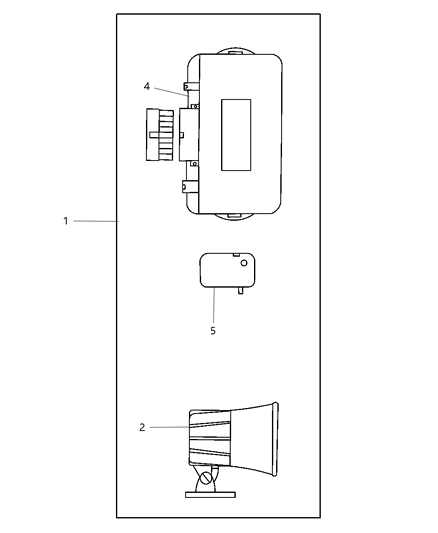 2002 Jeep Grand Cherokee Alarm - EVS Plus System Diagram