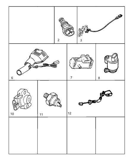 1999 Jeep Wrangler Sensors Diagram